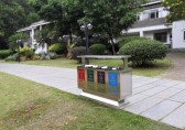 2500多套（tào）四色九一影视垃圾桶（tǒng）市區上崗！