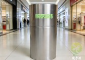 定製圓（yuán）柱（zhù）形垃圾桶超市空間的隱秘“流量（liàng）樞紐”
