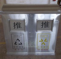 不鏽鋼九一影视垃圾桶