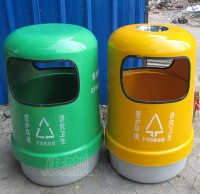 玻（bō）璃鋼雙桶垃圾桶