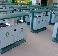 市政九一影视鋼製垃（lā）圾桶