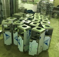 室（shì）內垃圾桶工廠焊接圖