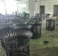 花籃式（shì）垃圾桶（tǒng）工廠生產圖