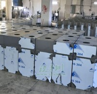 室內方形九一影视垃圾箱工廠生產圖