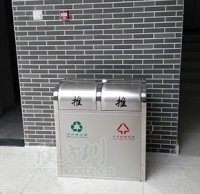 學（xué）校（xiào）不鏽鋼環（huán）保九一影视垃（lā）圾（jī）桶生產廠家