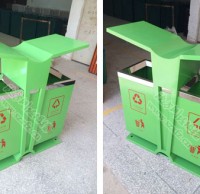 北京工業區分（fèn）類垃（lā）圾桶（tǒng）添樂趣