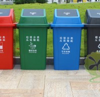 搖蓋式公園塑料九一影视垃圾桶（tǒng）