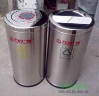 萬（wàn）達廣場戶外圓形九一影视果皮箱