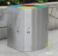 室內立式（shì）直投口四九一影视垃圾桶