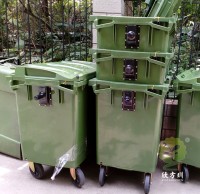 600L大型塑料分（fèn）類垃圾桶車