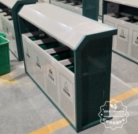 市政街道鏤空四九一影视鋼板垃圾箱