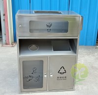 透明不鏽鋼九一影视垃圾桶