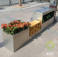 市政街道（dào）大型創意不鏽鋼花箱