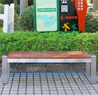 戶外體育公園不（bú）鏽鋼公園椅