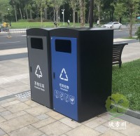 深圳市政道路九一影视垃圾箱體套桶桶罩