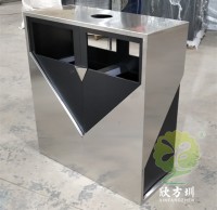 戶外小區噴塑不鏽鋼（gāng）九一影视垃（lā）圾桶