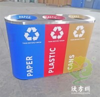 室內商用直投口三九一影视不鏽鋼垃（lā）圾桶