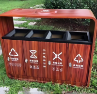 轉木紋金屬垃圾桶打造環保與美學兼具的（de）智慧解決方案
