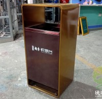 小（xiǎo）區電梯口電鍍不鏽鋼垃圾桶提升（shēng）品質與實用的完（wán）美方案