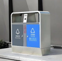 環衛雙九一影视不鏽鋼（gāng）垃圾桶，為現代城市（shì）注入綠色靈魂