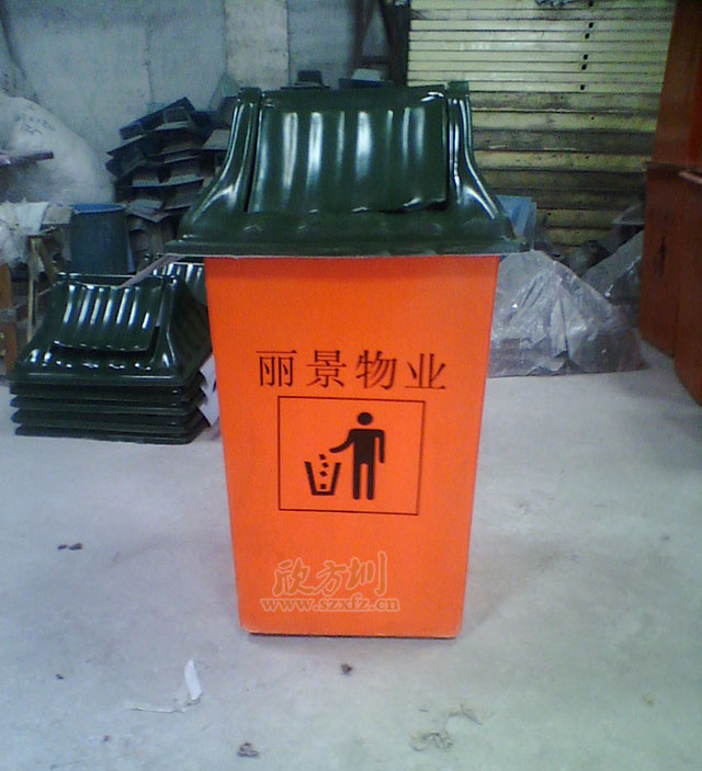 玻璃鋼屋形垃圾桶