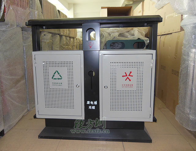 衝孔鋼製（zhì）垃圾桶