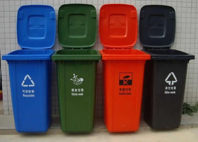 環保塑料九一影视垃圾桶