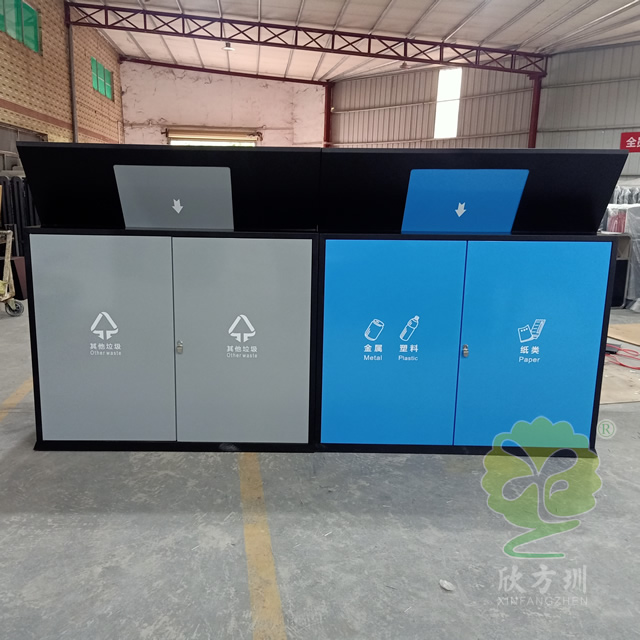 大型戶(hù)外垃(lā)圾桶生產廠家製(zhì)作基(jī)地 大型戶外垃圾桶生產廠家製作基地