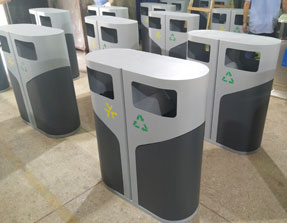 鋼製垃圾桶