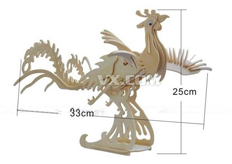 線切割“3D鳳凰”圖紙免費（fèi）下載