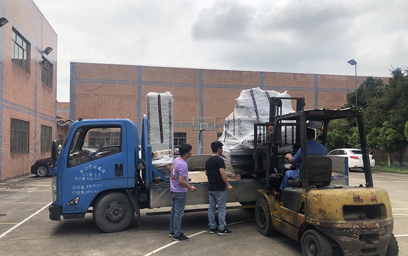 雲浮（永光電池）中走絲實地卸貨