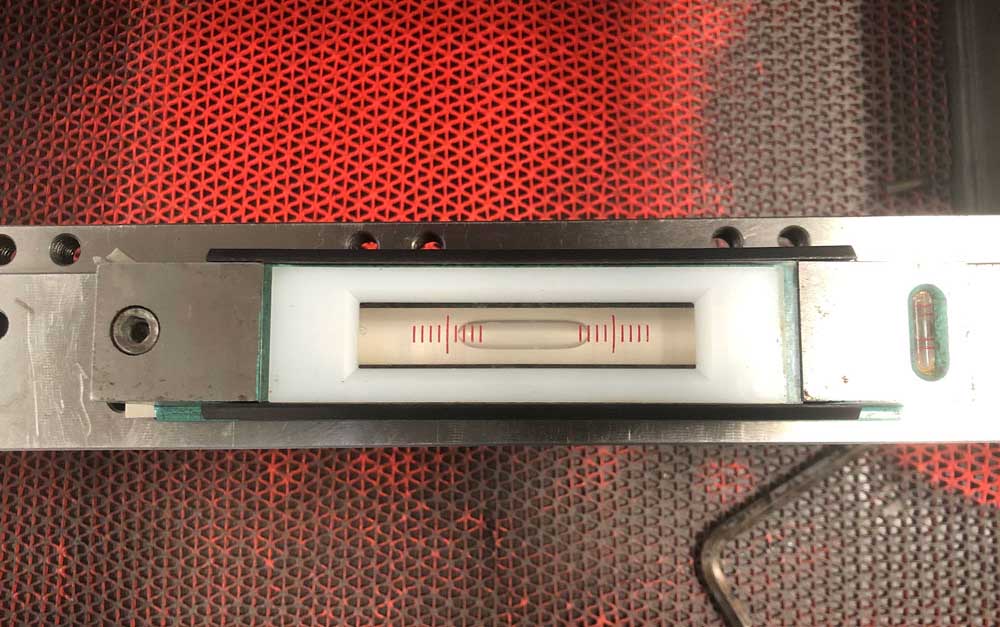 線切割機床調整水平教程