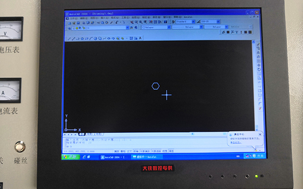 Autocut線切（qiē）割六邊形怎麽畫（huà）,線切割畫六邊形圖文教程5