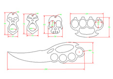 線切割（gē）防身指環,線切割圖紙免費下載