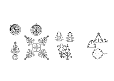 線（xiàn）切（qiē）3D-聖誕樹,線切割圖紙免費下載（zǎi）