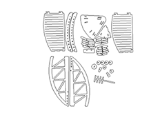 線切3D-迪拜酒店,線切割圖紙免費下載