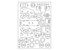 線切3D-古董車,線切割圖紙免（miǎn）費下載（zǎi）