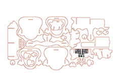 線切割3D-12星座-天（tiān）秤座,線切割圖紙免費下載