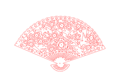 線切割2D-梅花扇子（zǐ）,線切割圖紙免費（fèi）下（xià）載