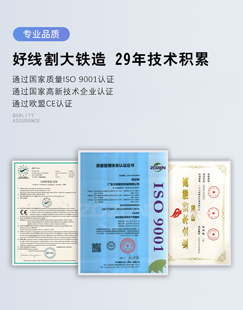 4線切割各（gè）類認（rèn）證