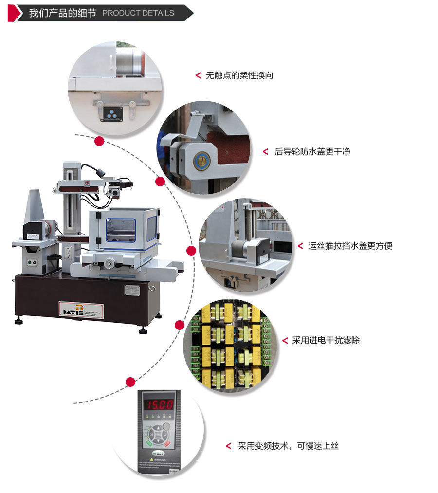 DK250線（xiàn）切割機床細節